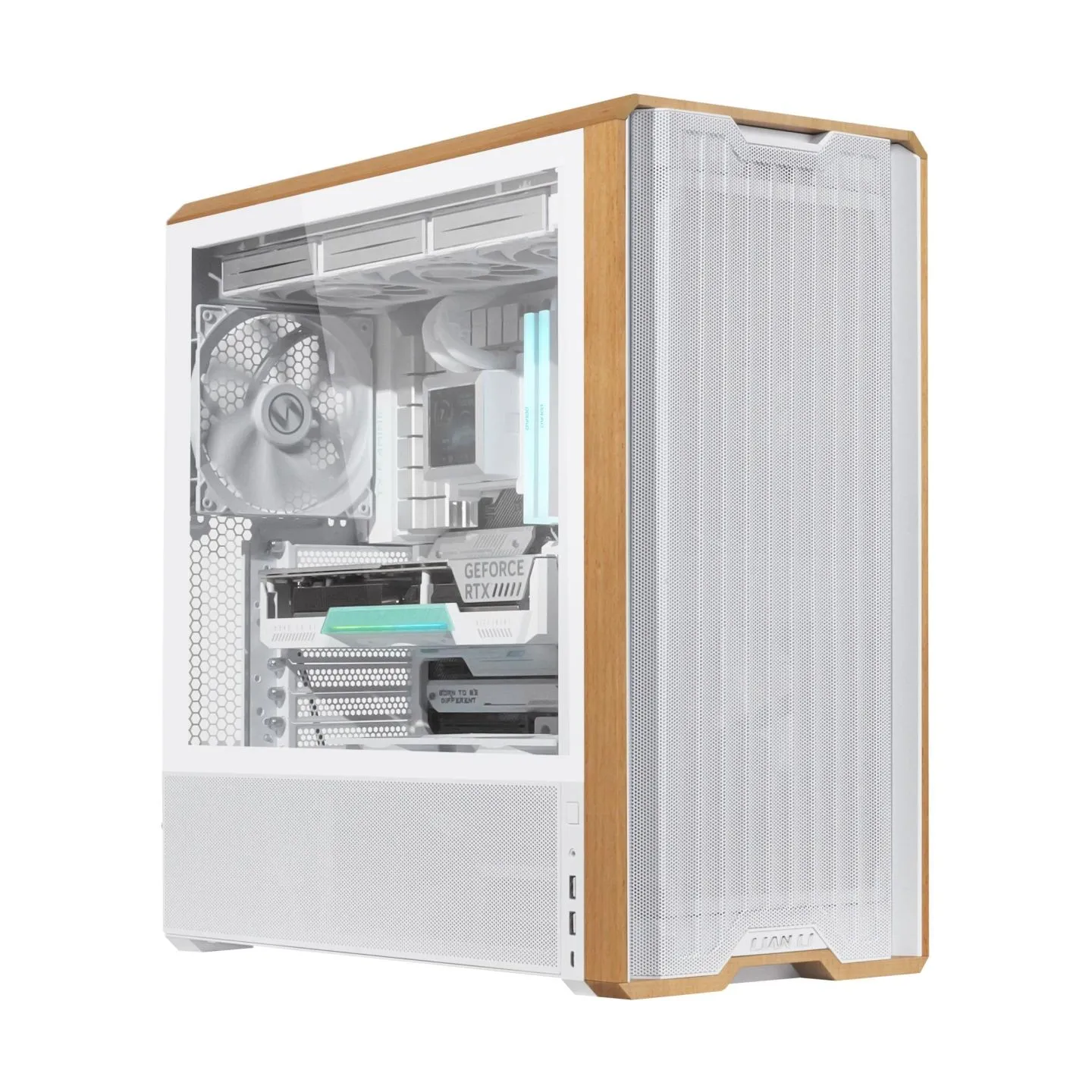 Lian Li Case|LIAN LI|ATX/micro ATX/EATX/SSI EEB|White|Midi Tower|LANCOOL 217|G99.LAN217W.00