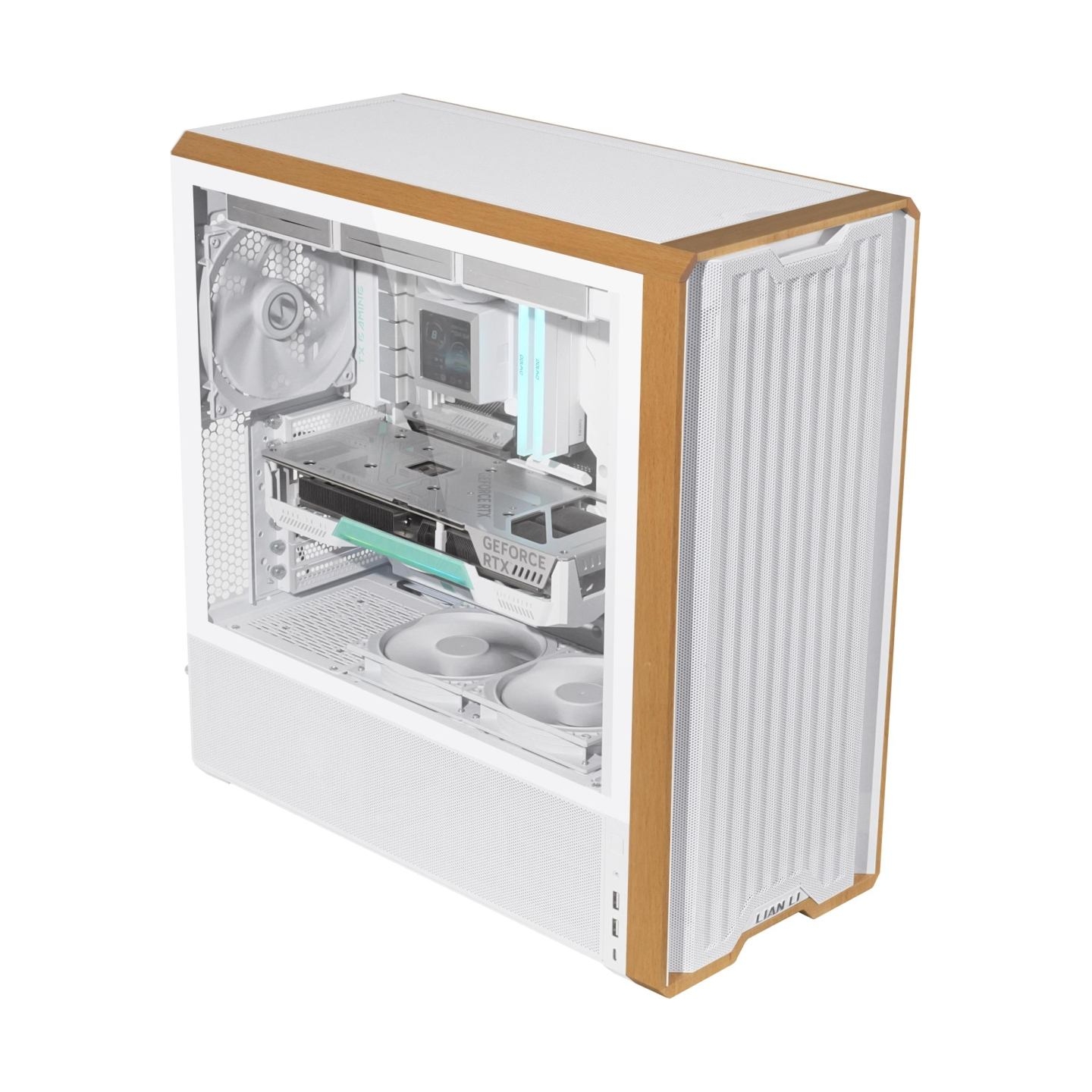 Lian Li Case|LIAN LI|ATX/micro ATX/EATX/SSI EEB|White|Midi Tower|LANCOOL 217|G99.LAN217W.00