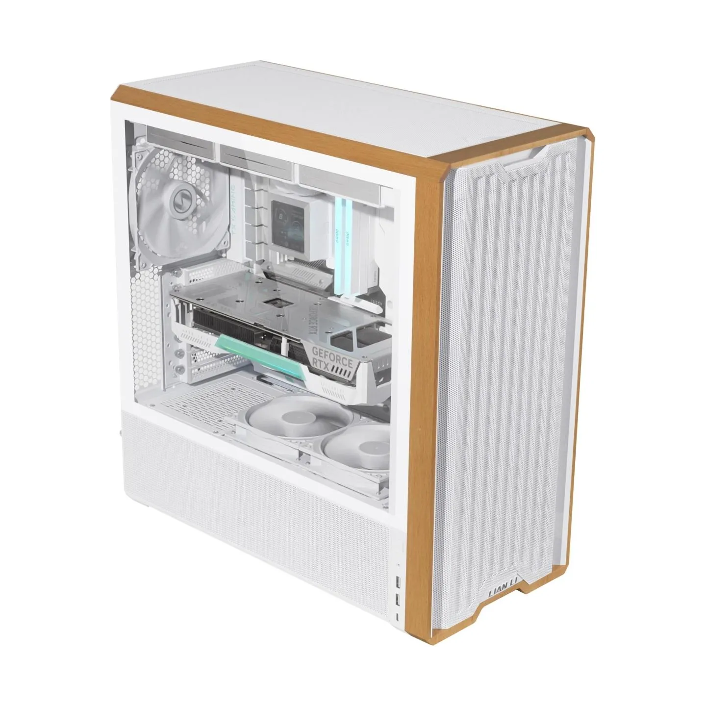 Lian Li Case|LIAN LI|ATX/micro ATX/EATX/SSI EEB|White|Midi Tower|LANCOOL 217|G99.LAN217W.00