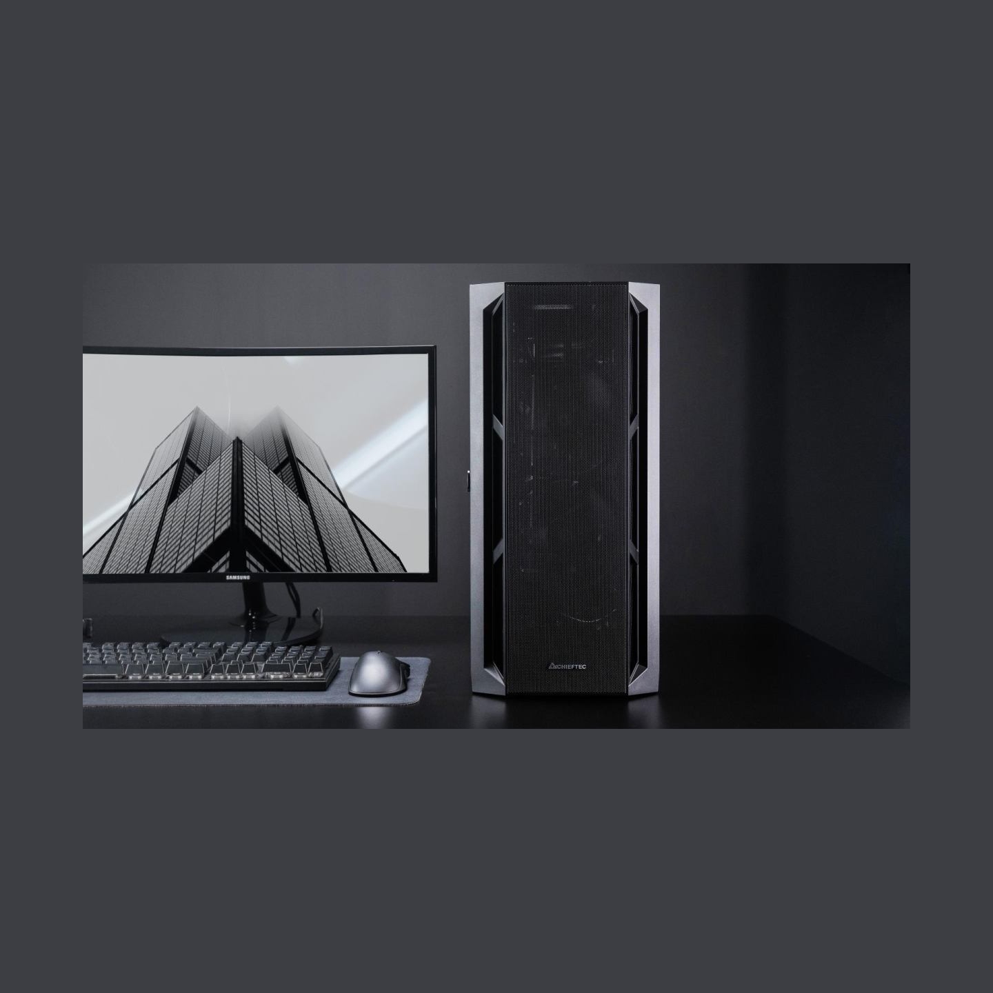 Chieftec PC case APEX AIR GA-01B-M-OP 3xFans