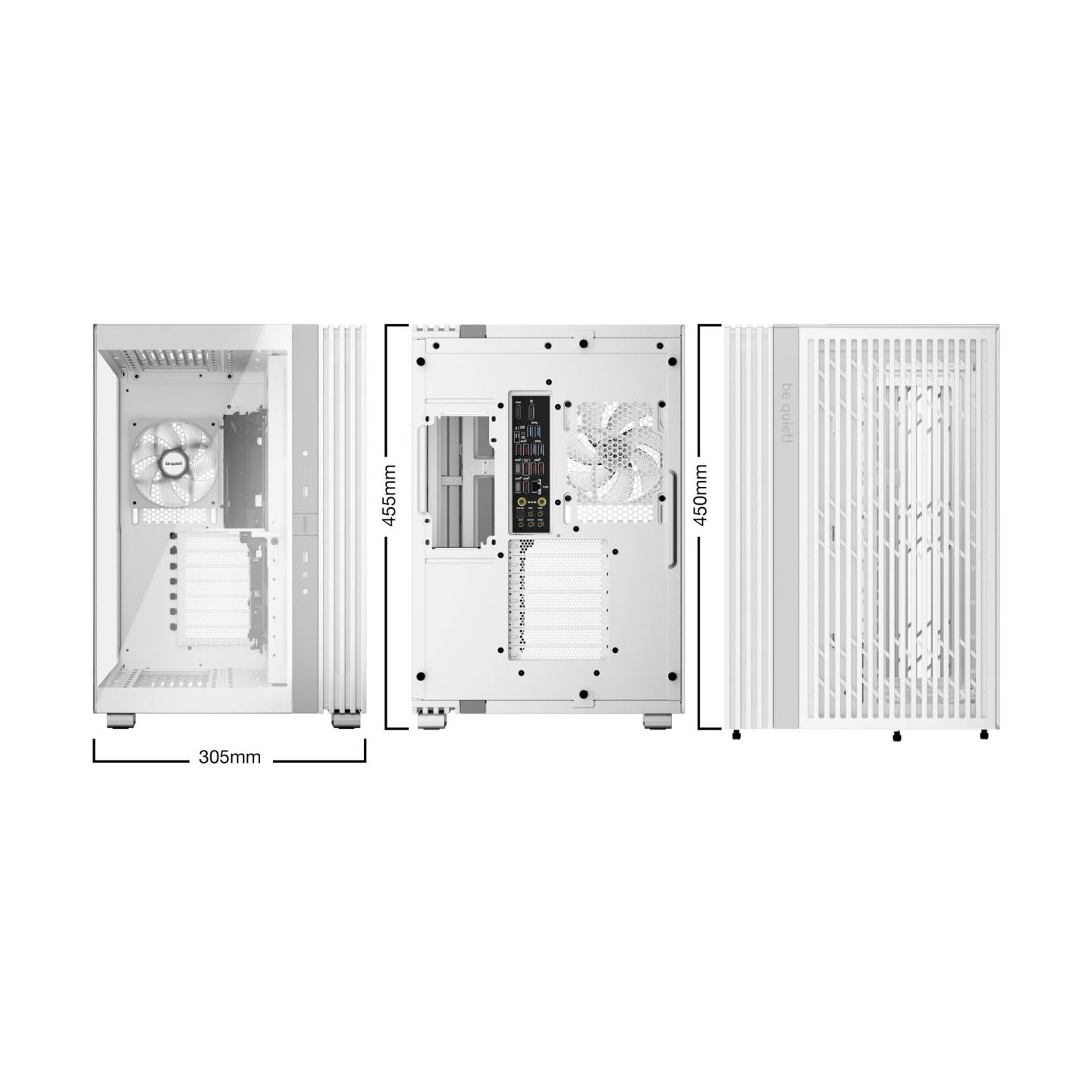 Be Quiet Case Light Base 600 LX White