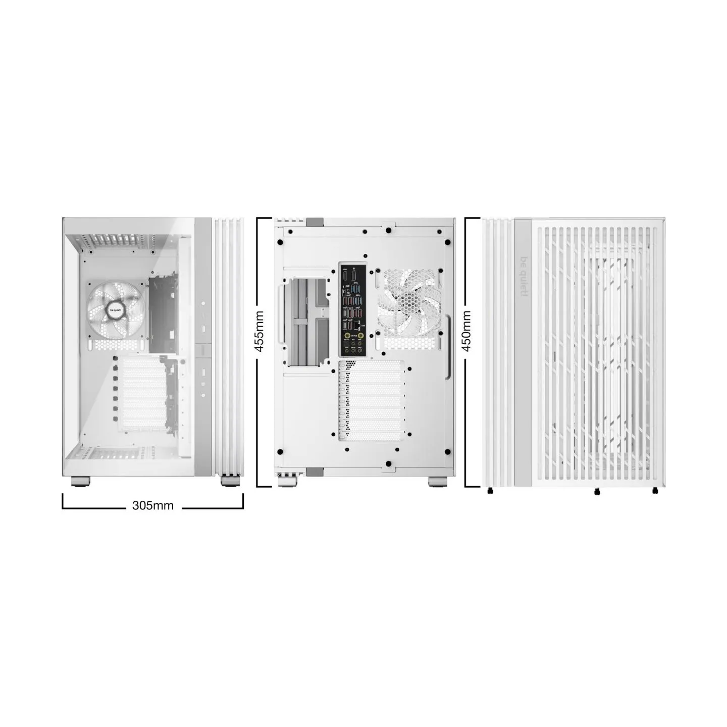 Be Quiet Case Light Base 600 LX White