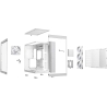 Be Quiet Case|BE QUIET|LIGHT BASE 600 LX|Tower|ATX|MicroATX|MiniITX|Colour White|BGW68