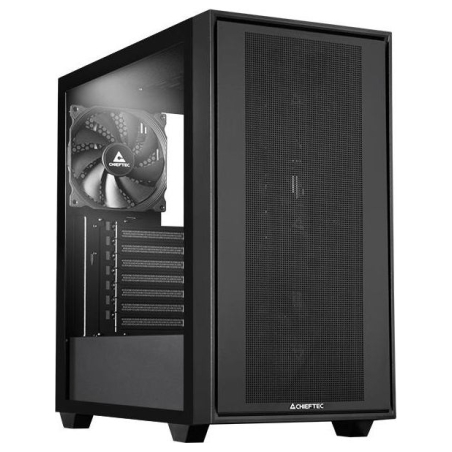 Chieftec Case|CHIEFTEC|Night Hunter|MidiTower|Case product features Transparent panel|Not included|ATX|EATX|MicroATX|MiniITX|Col