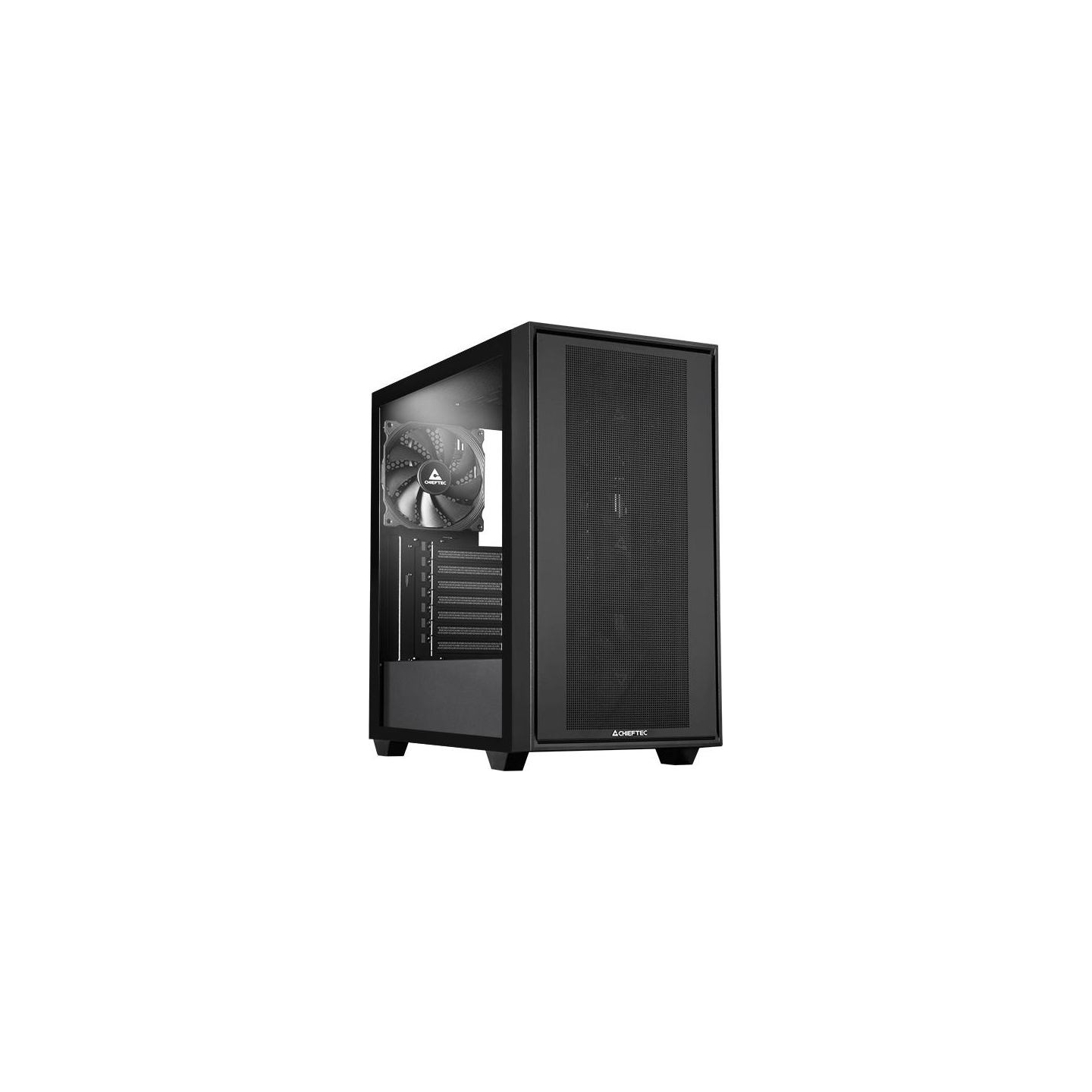 Chieftec Case|CHIEFTEC|Night Hunter|MidiTower|Case product features Transparent panel|Not included|ATX|EATX|MicroATX|MiniITX|Col