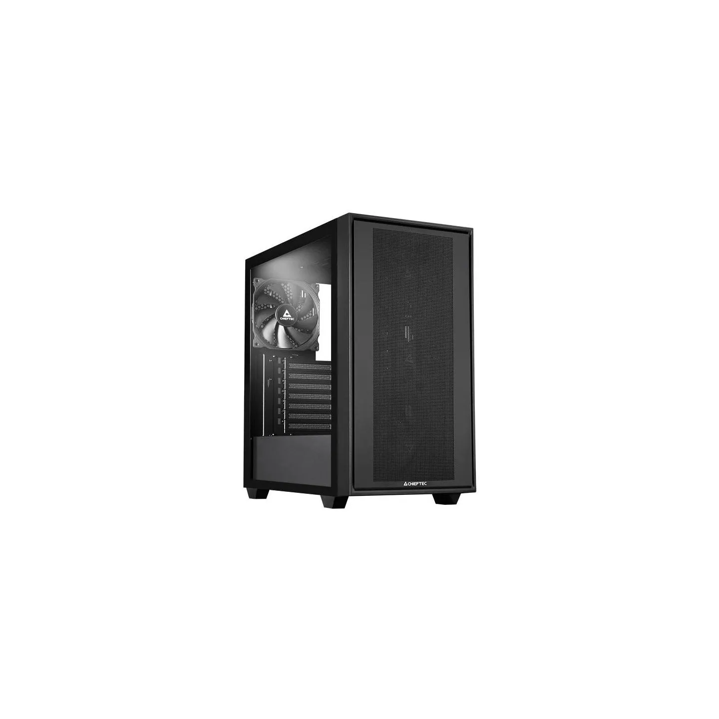 Chieftec Case|CHIEFTEC|Night Hunter|MidiTower|Case product features Transparent panel|Not included|ATX|EATX|MicroATX|MiniITX|Col