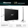 Hisense TV Set|HISENSE|100 "|4K Ultra HD|3840 x 2160 pixels|Flat|16:9|ULED|100U8Q