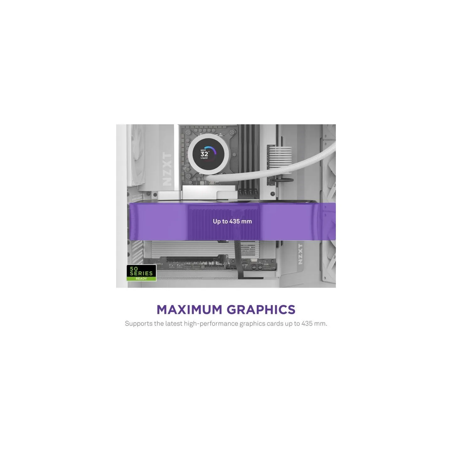 Nzxt PC case H9 Flow 2025 white