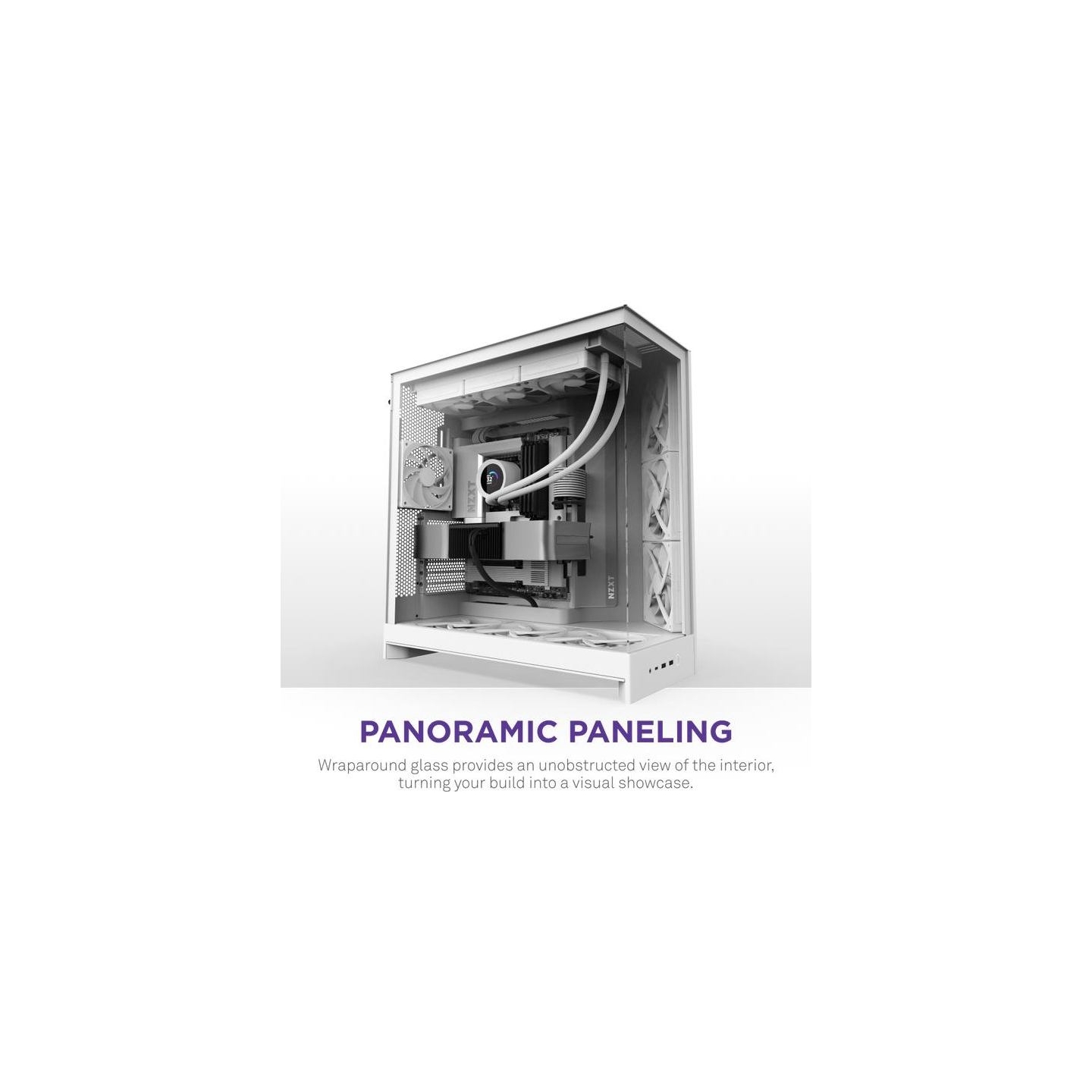 Nzxt PC case H9 Flow 2025 white