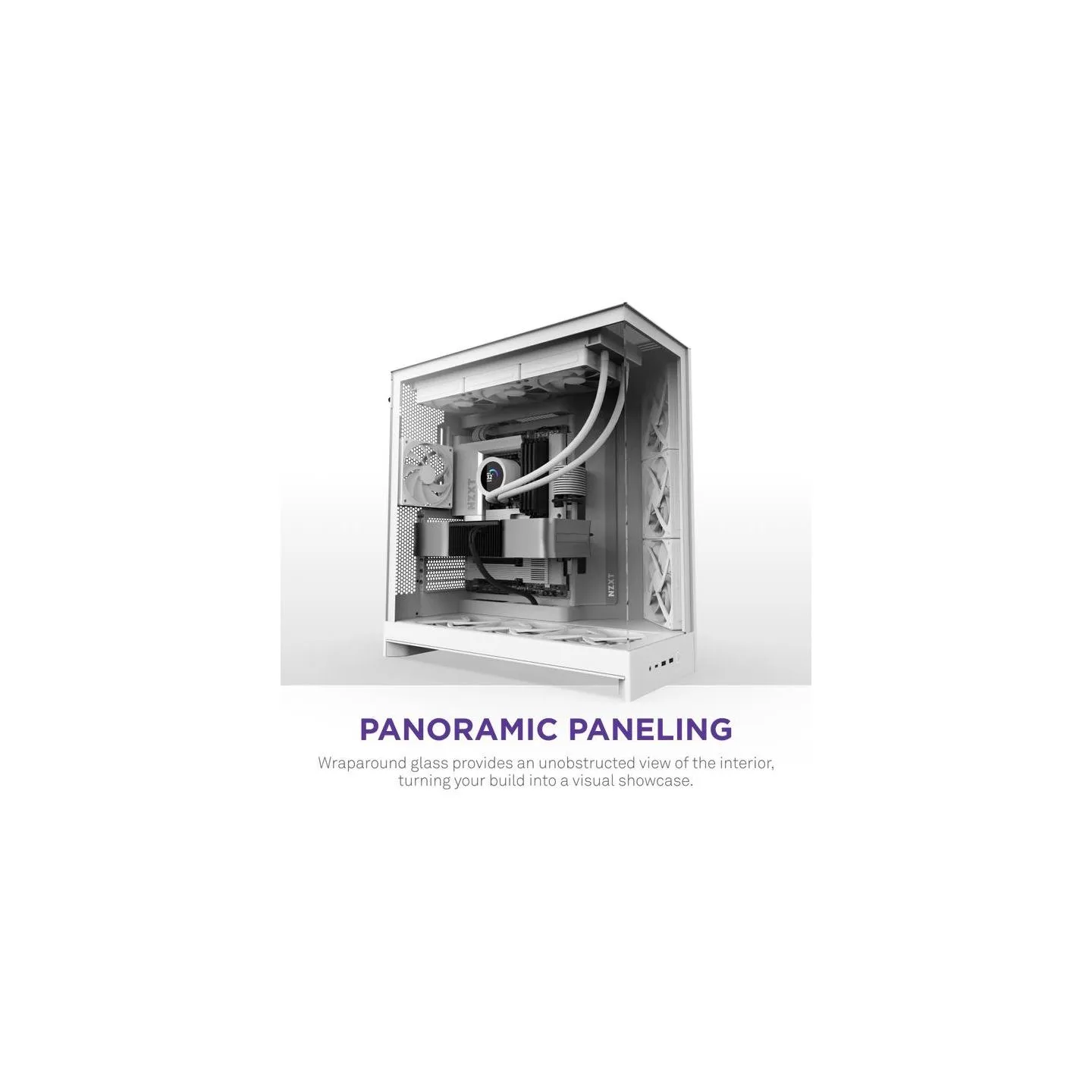 Nzxt PC case H9 Flow 2025 white
