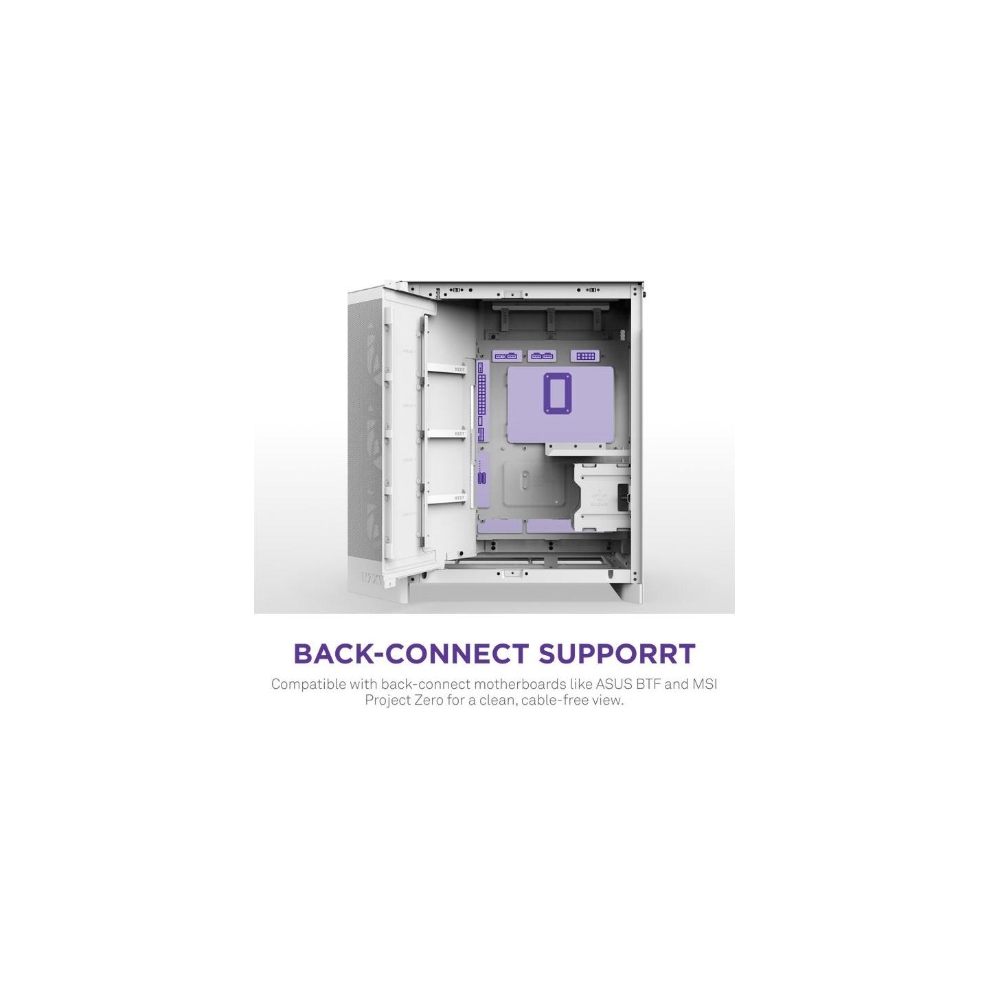 Nzxt PC case H9 Flow 2025 white