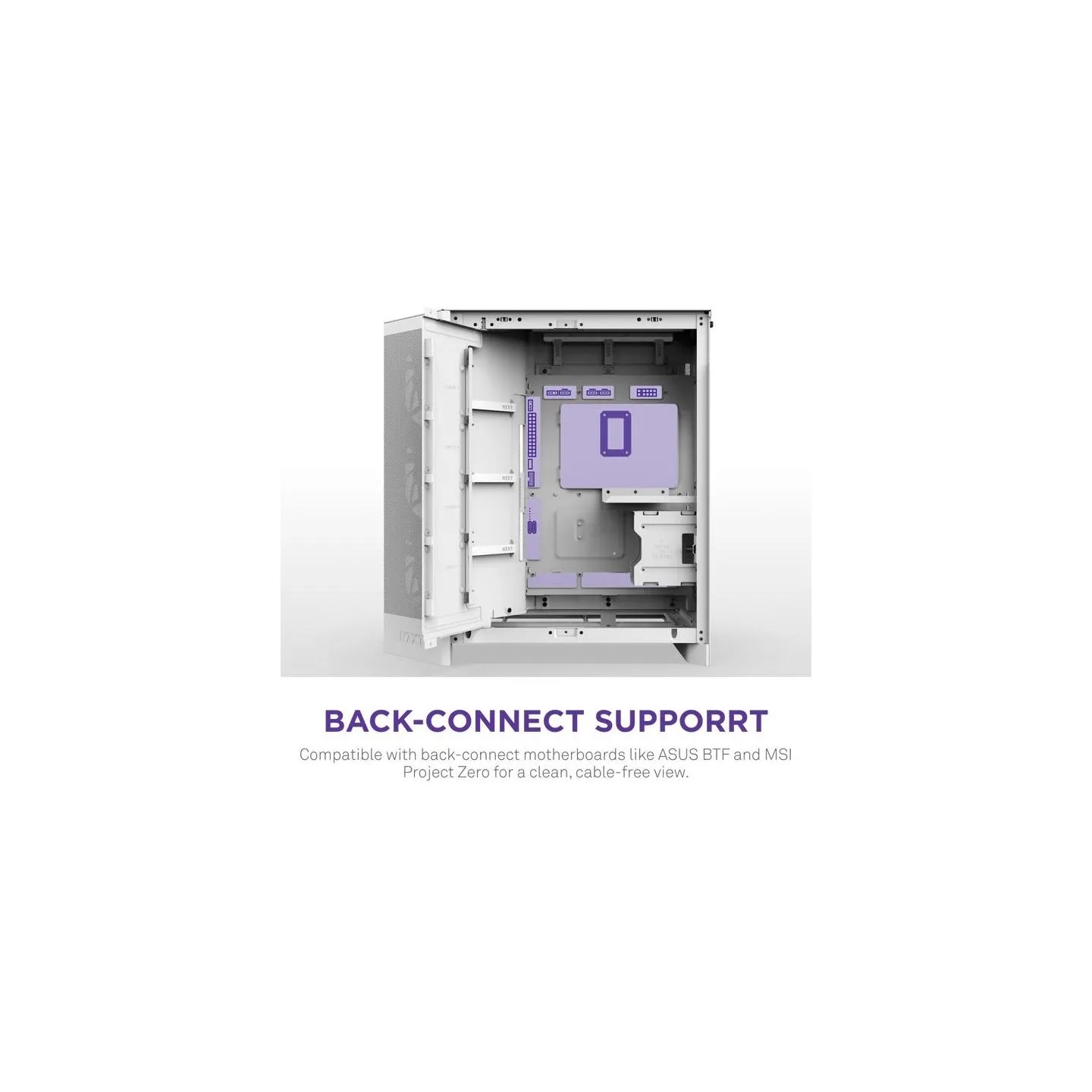 Nzxt PC case H9 Flow 2025 white