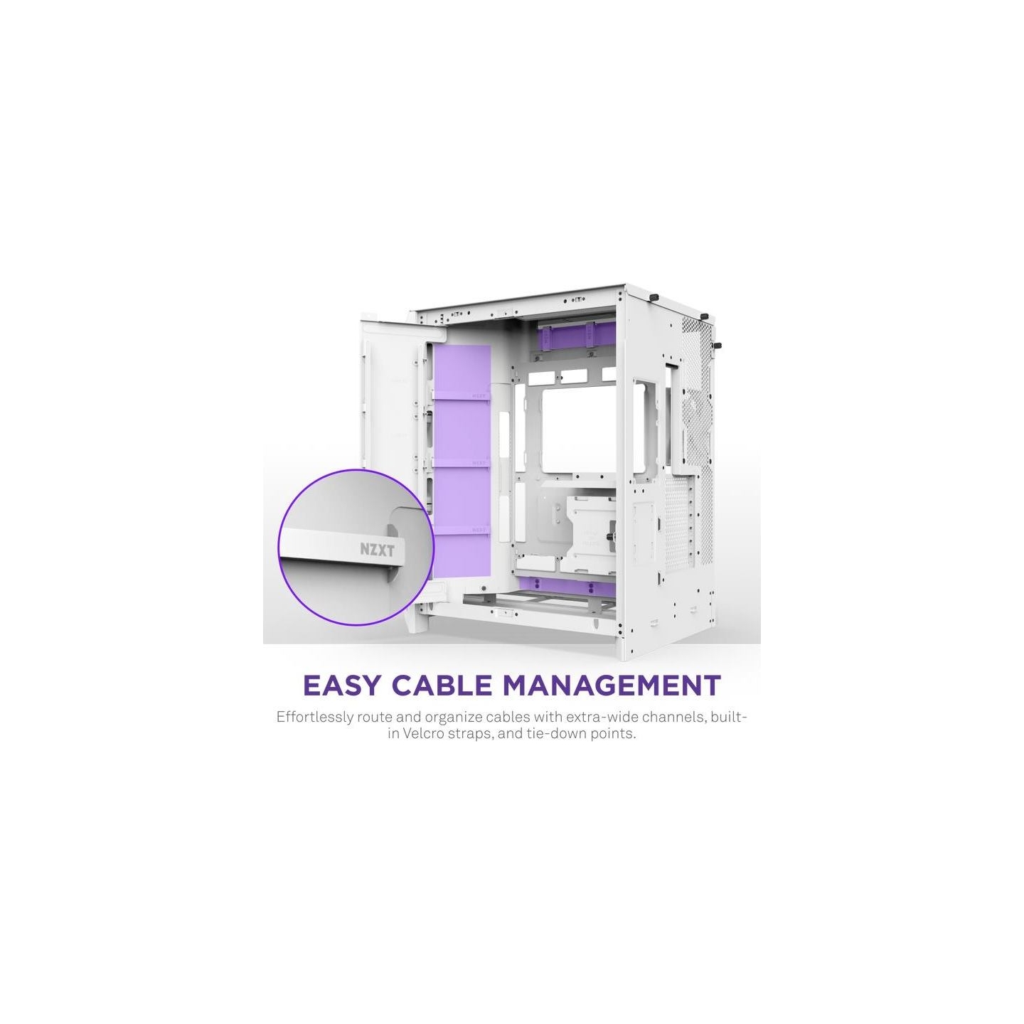 Nzxt PC case H9 Flow 2025 white
