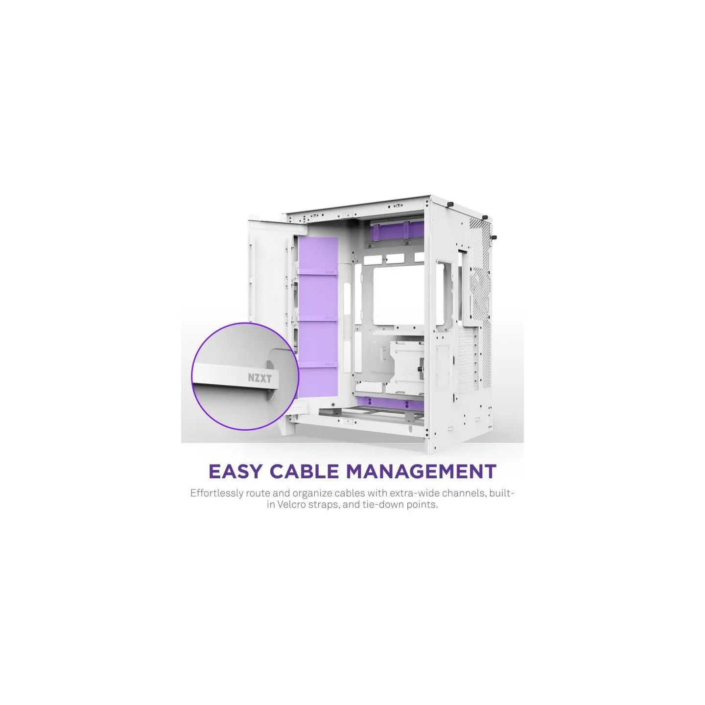 Nzxt PC case H9 Flow 2025 white
