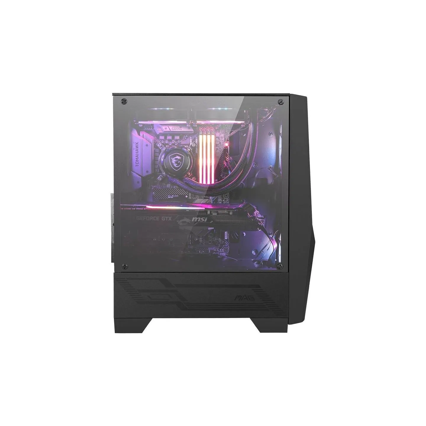 MSI Case|MSI|MAG Forge 100R|MidiTower|Not included|ATX|MicroATX|MiniITX|Colour Black|MAGFORGE100R