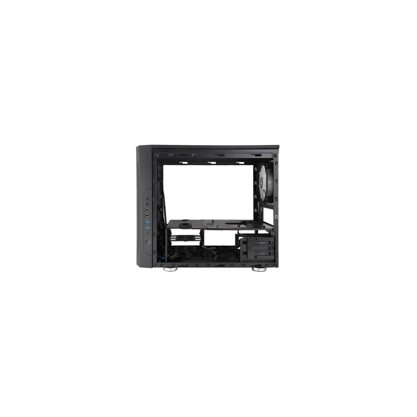 Chieftec Case|CHIEFTEC|micro ATX/Mini-ITX|Black|Cube|PC|GM-02B-OP
