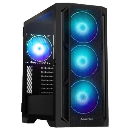 Chieftec PC case APEX Lumo GA-01 B-L-OP 4xfans ARGB