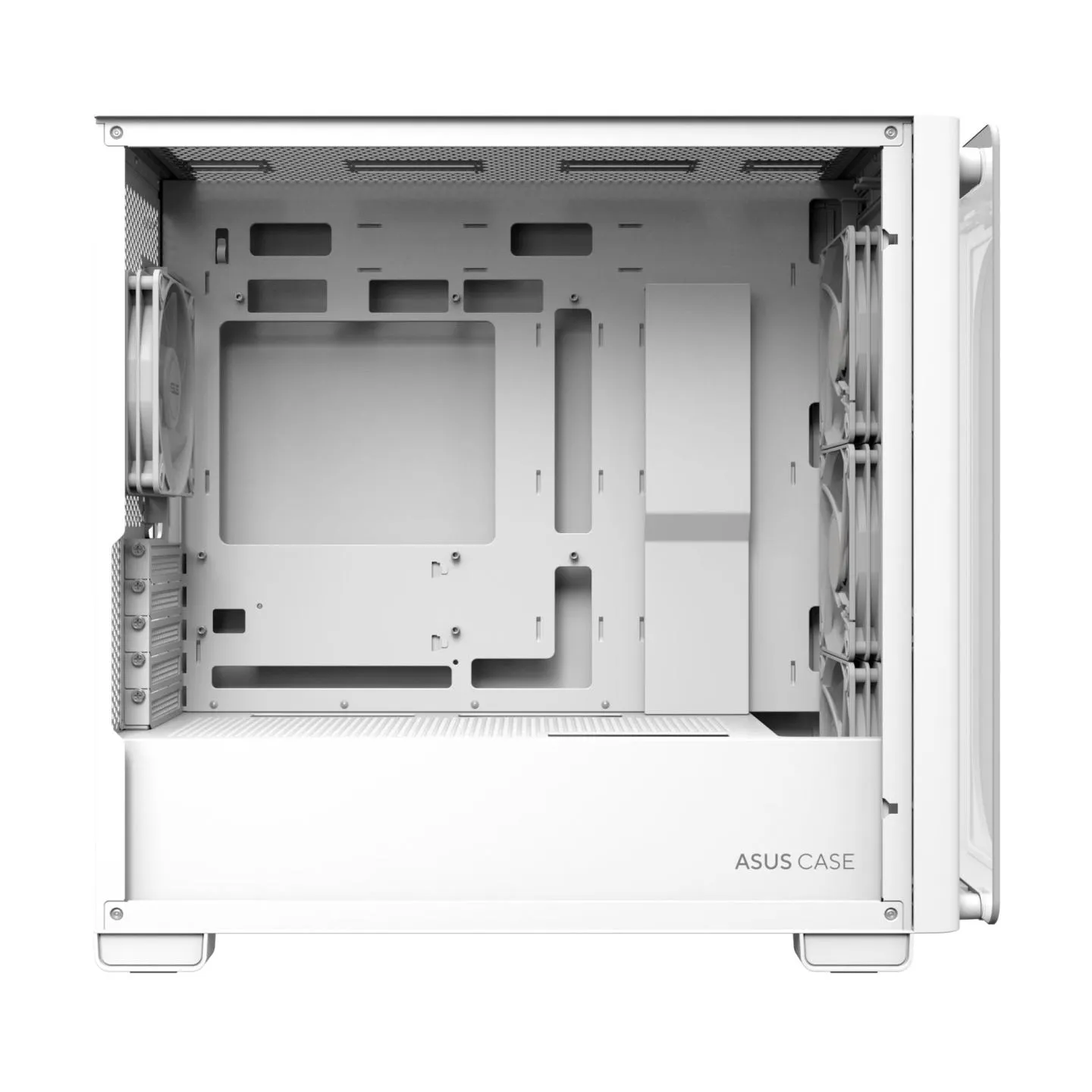Asus Case|ASUS|A23 PLUS|MidiTower|Case product features Transparent panel|MicroATX|MiniITX|Colour White|A23PLUSTG/ARGBWHITE