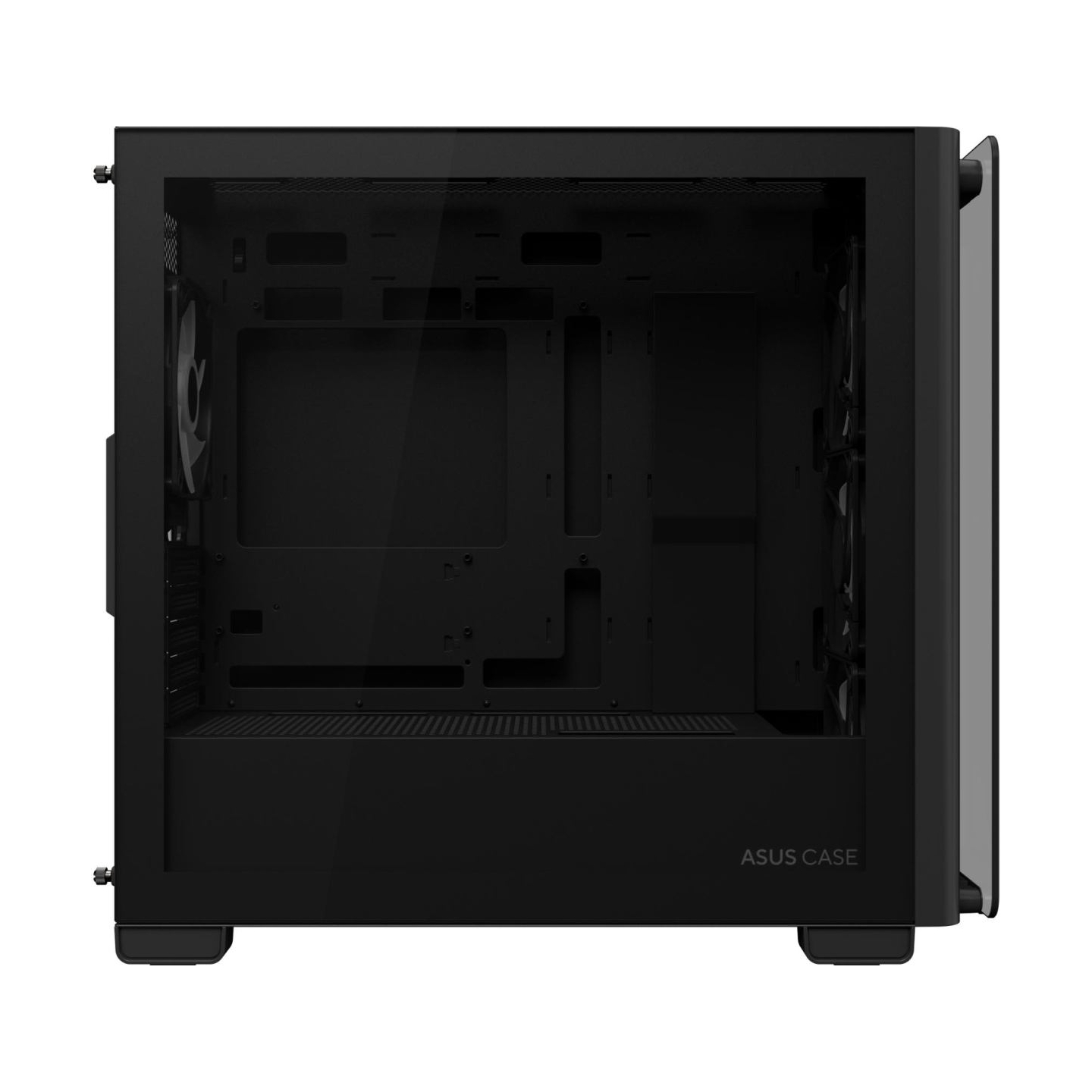 Asus Case|ASUS|A23 PLUS|MidiTower|Case product features Transparent panel|MicroATX|MiniITX|Colour Black|A23PLUSTG/ARGBBLACK