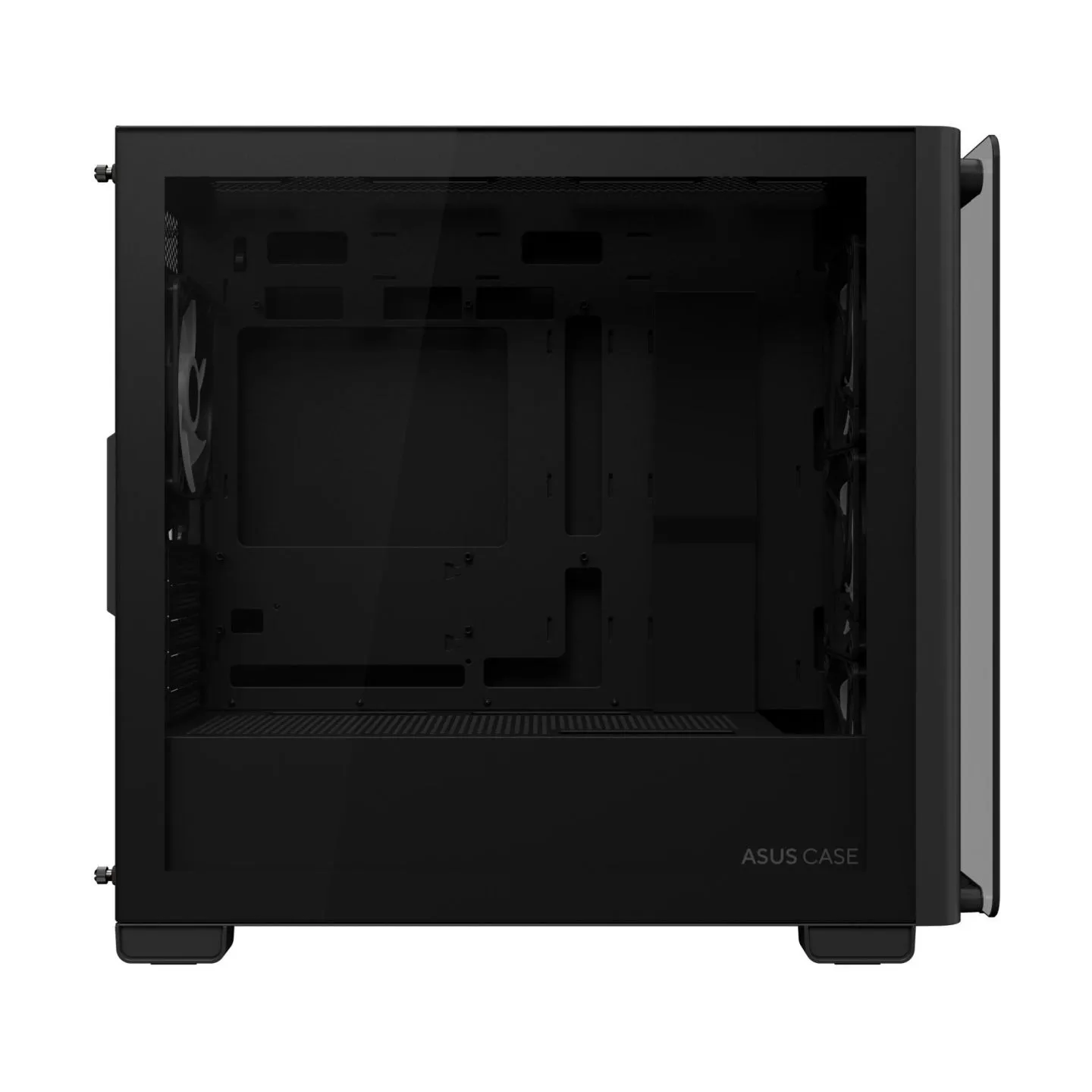 Asus Case|ASUS|A23 PLUS|MidiTower|Case product features Transparent panel|MicroATX|MiniITX|Colour Black|A23PLUSTG/ARGBBLACK
