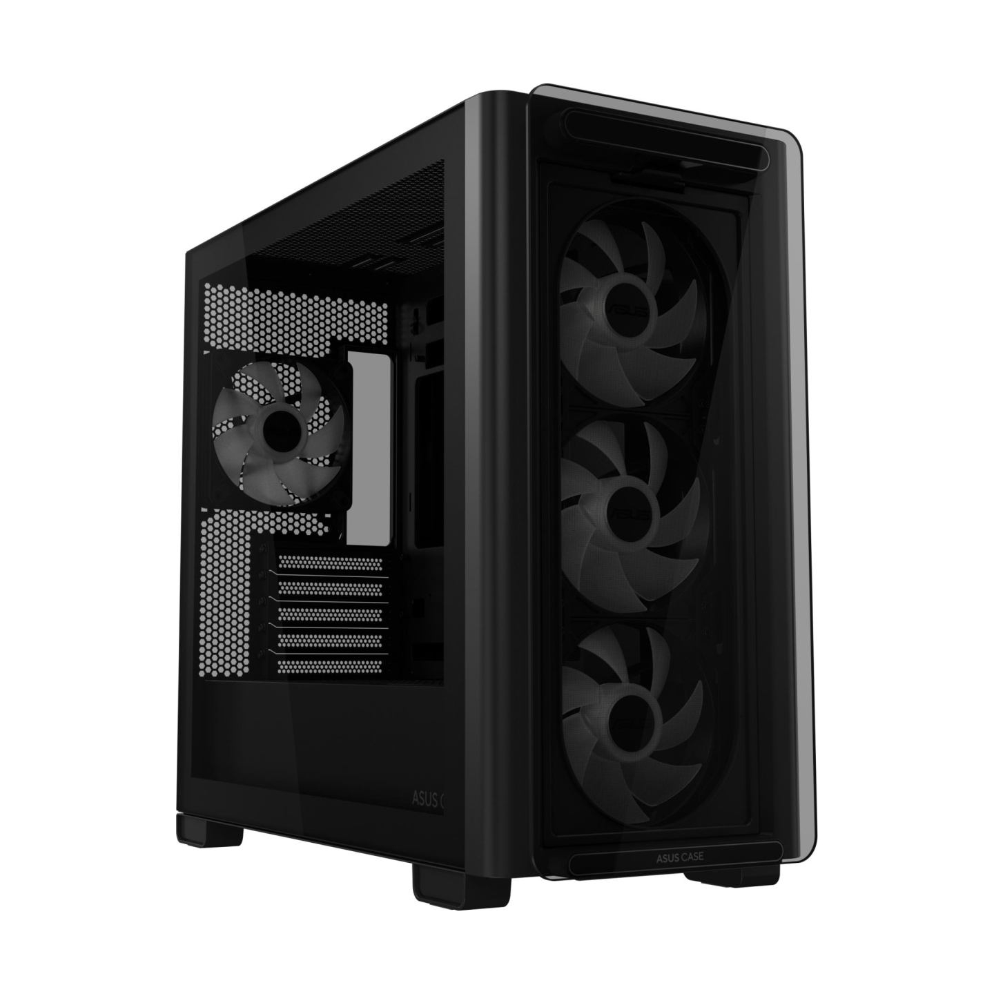 Asus Case|ASUS|A23 PLUS|MidiTower|Case product features Transparent panel|MicroATX|MiniITX|Colour Black|A23PLUSTG/ARGBBLACK