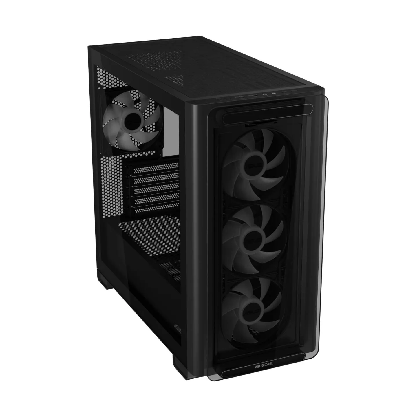 Asus Case|ASUS|A23 PLUS|MidiTower|Case product features Transparent panel|MicroATX|MiniITX|Colour Black|A23PLUSTG/ARGBBLACK
