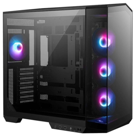 MSI Case|MSI|MAG PANO 100R PZ|MidiTower|Case product features Transparent panel|ATX|MicroATX|MiniITX|Colour Black|MAGPANO100RPZ