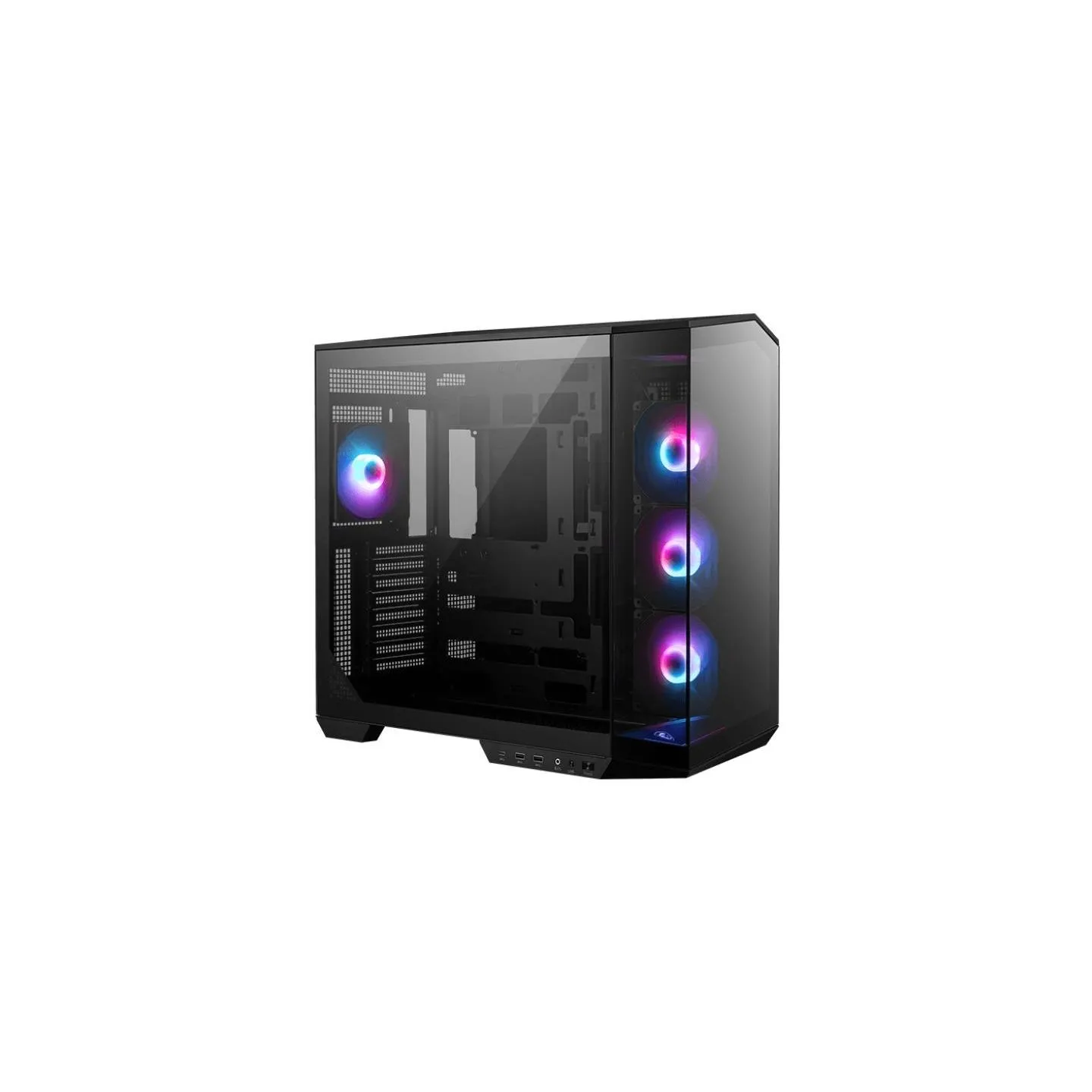 MSI Case|MSI|MAG PANO 100R PZ|MidiTower|Case product features Transparent panel|ATX|MicroATX|MiniITX|Colour Black|MAGPANO100RPZ