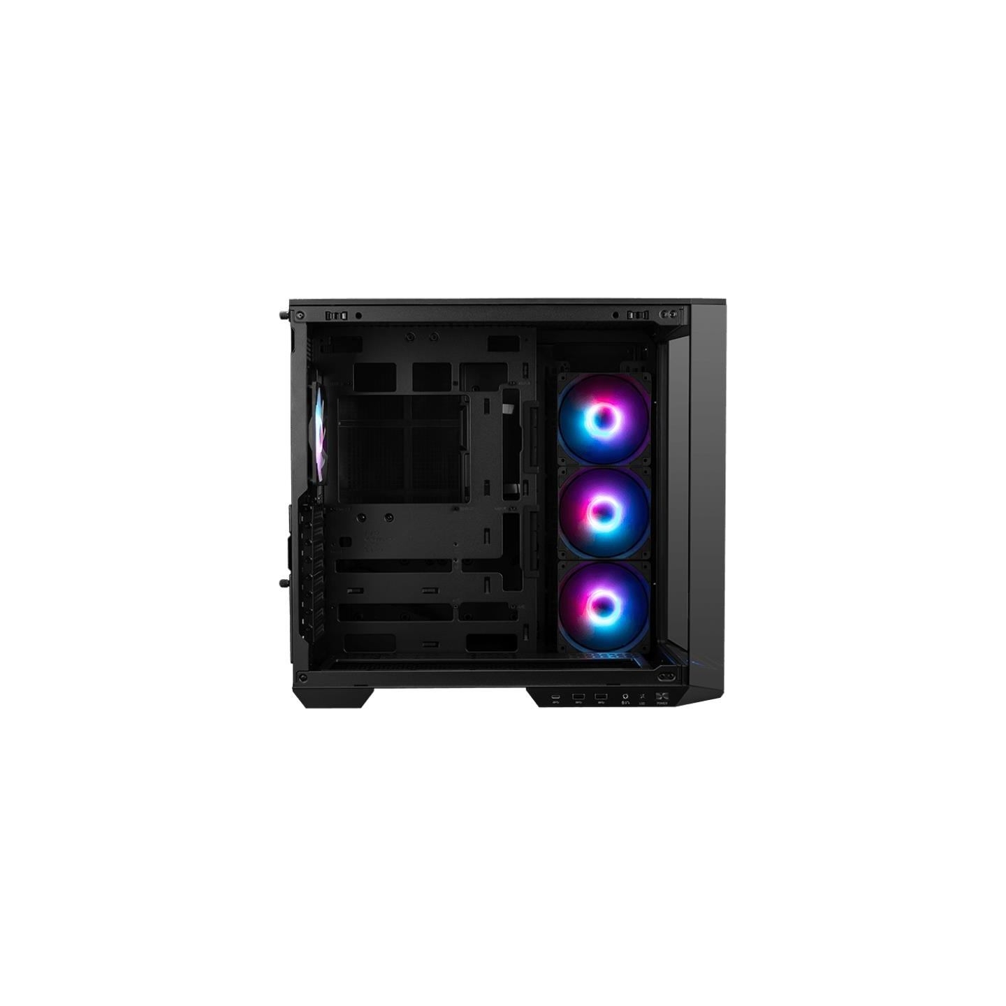 MSI Case|MSI|MAG PANO 100R PZ|MidiTower|Case product features Transparent panel|ATX|MicroATX|MiniITX|Colour Black|MAGPANO100RPZ