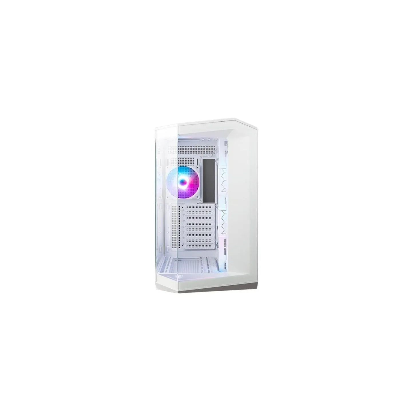 MSI Case|MSI|MAG PANO 100R PZ|MidiTower|Case product features Transparent panel|ATX|MicroATX|MiniITX|Colour White|MAGPANO100RPZW