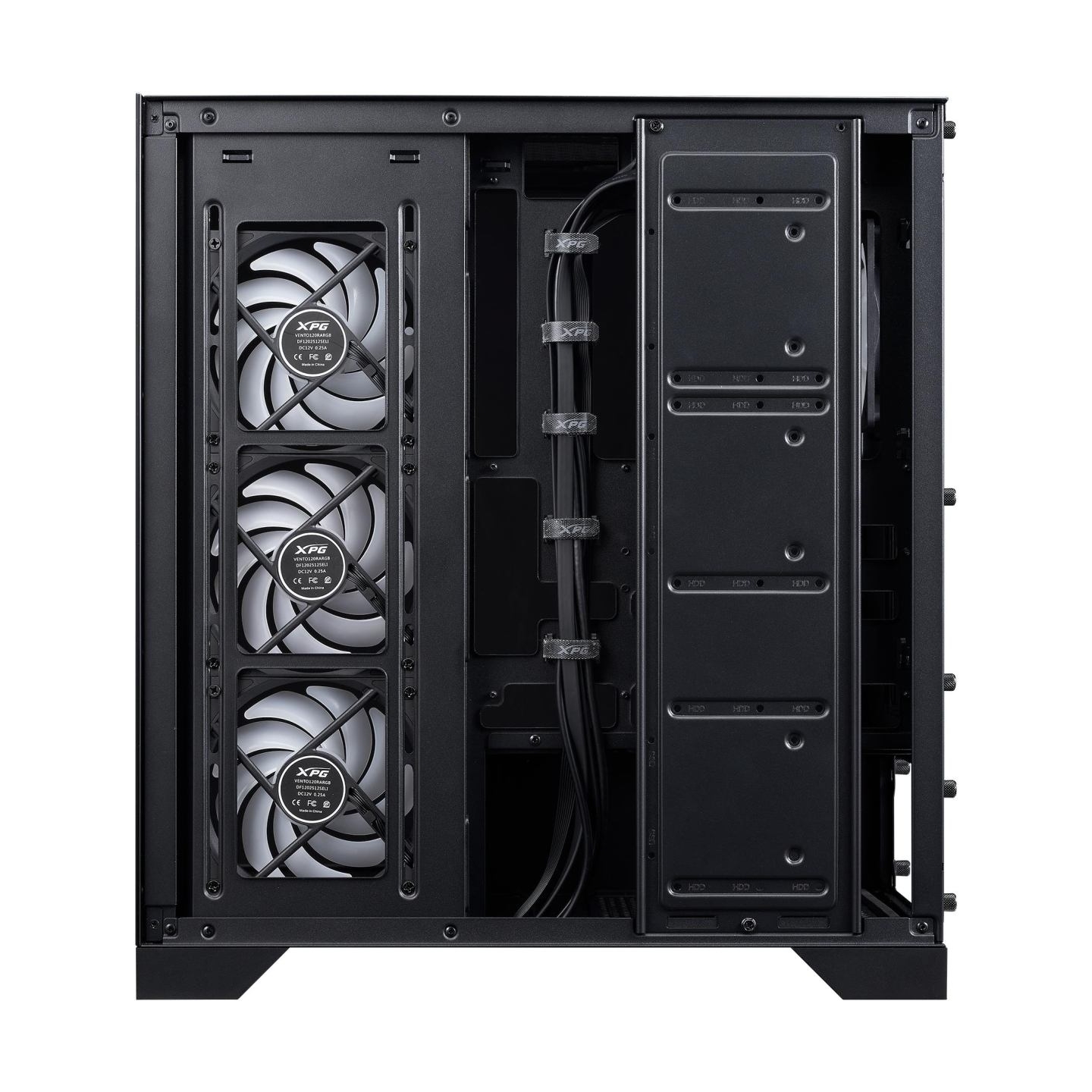 A-Data Case|ADATA|INVADER X BTF|MidiTower|Case product features Transparent panel|ATX|MicroATX|MiniITX|Colour Black|INVADERXBTFM