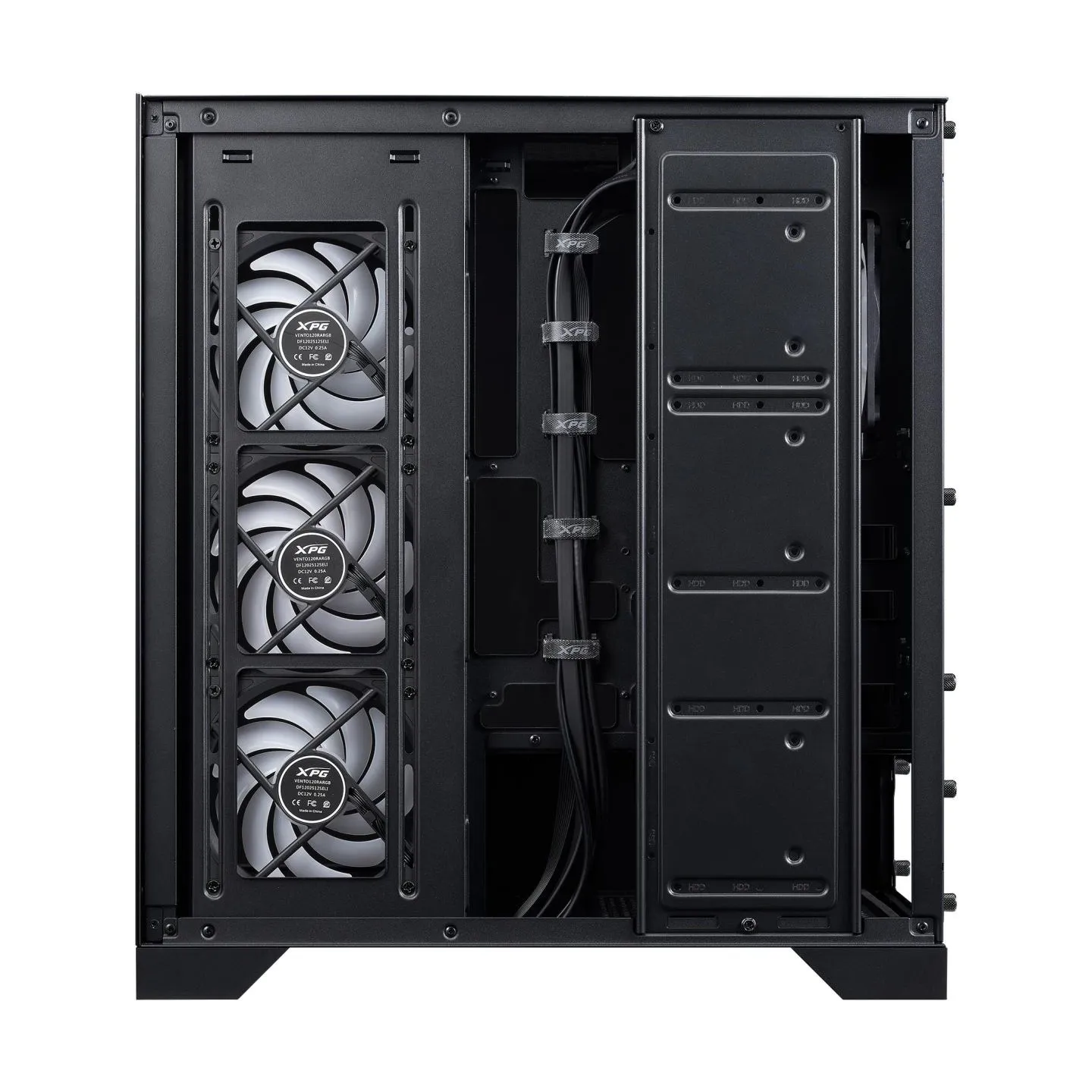 A-Data Case|ADATA|INVADER X BTF|MidiTower|Case product features Transparent panel|ATX|MicroATX|MiniITX|Colour Black|INVADERXBTFM