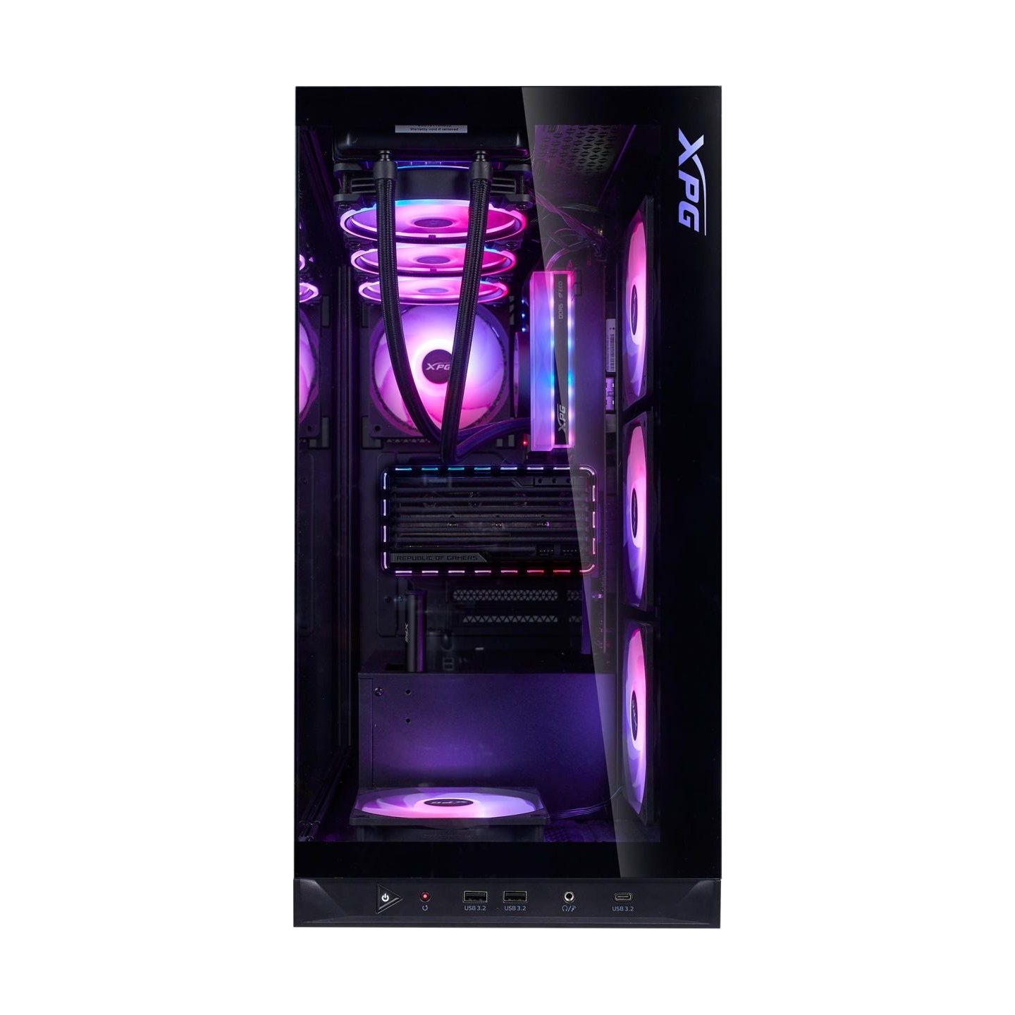 A-Data Case|ADATA|INVADER X BTF|MidiTower|Case product features Transparent panel|ATX|MicroATX|MiniITX|Colour Black|INVADERXBTFM