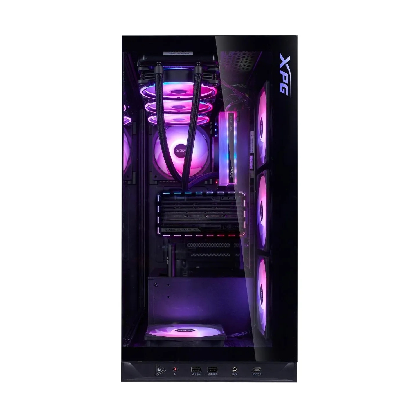 A-Data Case|ADATA|INVADER X BTF|MidiTower|Case product features Transparent panel|ATX|MicroATX|MiniITX|Colour Black|INVADERXBTFM