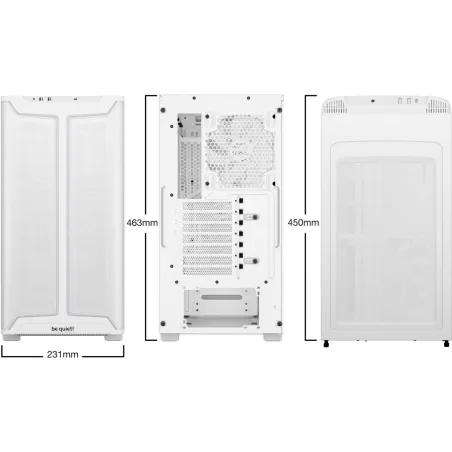 Be Quiet PC case Pure Base 501 DX white