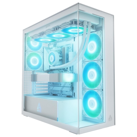 Arctic Case|ARCTIC|Xtender (White)|MidiTower|Case product features Transparent panel|Not included|Colour White|ACPCC00014A