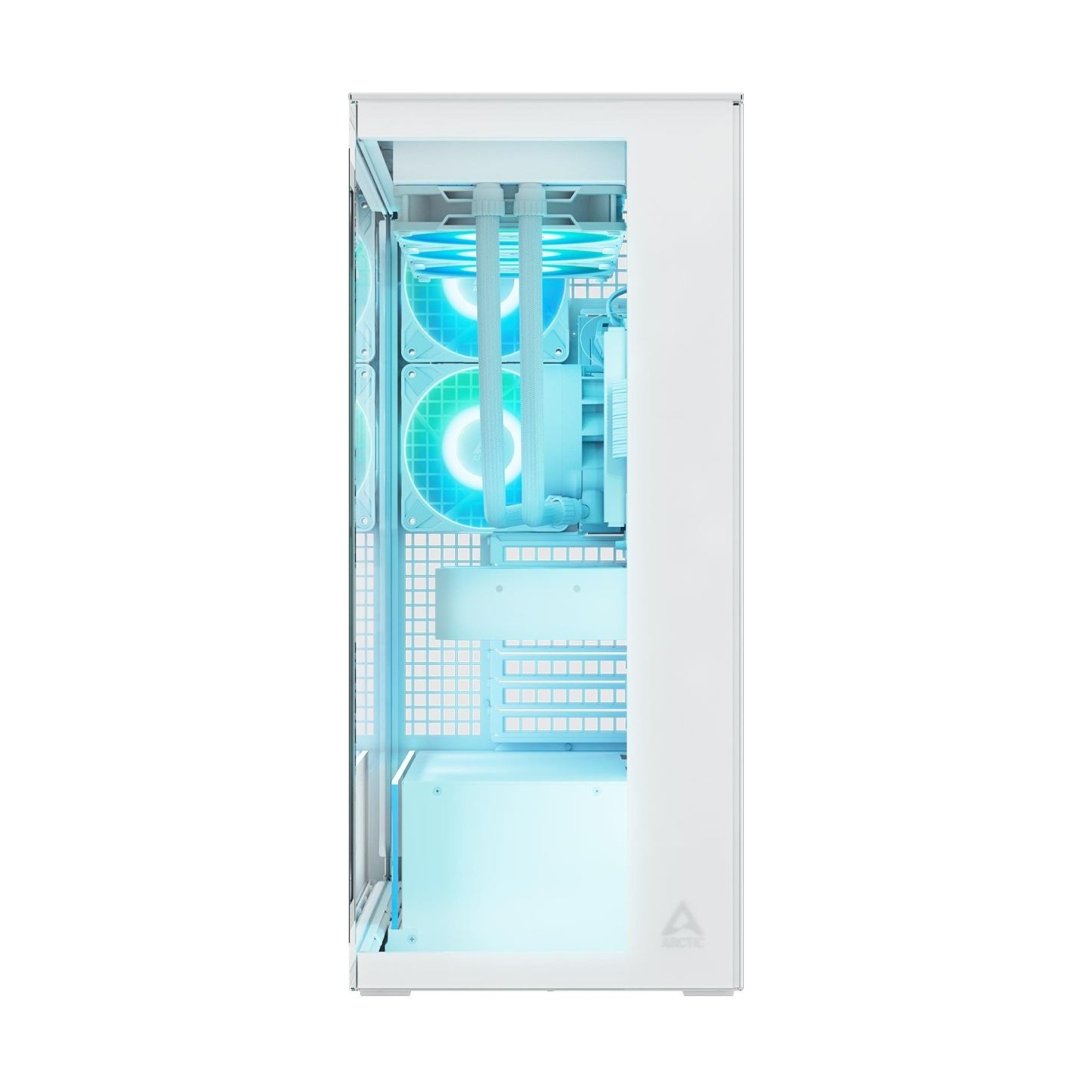 Arctic Case|ARCTIC|Xtender (White)|MidiTower|Case product features Transparent panel|Not included|Colour White|ACPCC00014A
