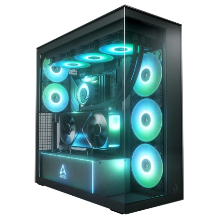 Arctic Case|ARCTIC|EATX|Black|Midi Tower|PC|Xtender VG (Mirror Black)|ACPCC00019A