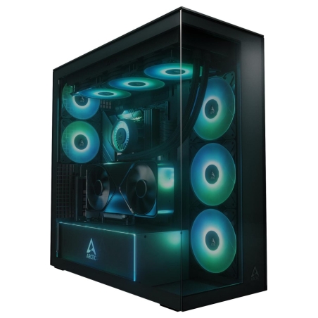Arctic Case|ARCTIC|Xtender VG (Black)|Case product features Transparent panel|Not included|Colour Black|ACPCC00016A