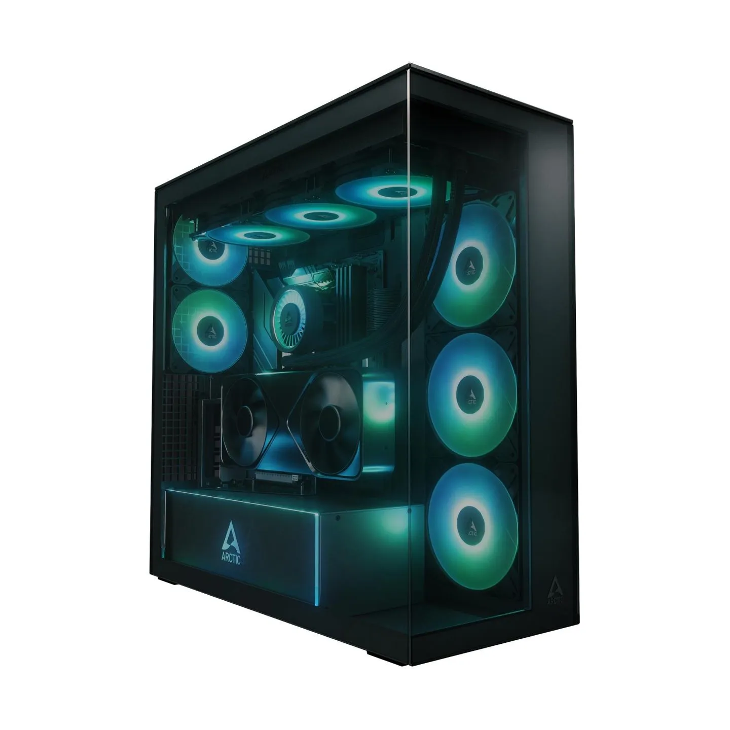 Arctic Case|ARCTIC|Xtender VG (Black)|Case product features Transparent panel|Not included|Colour Black|ACPCC00016A