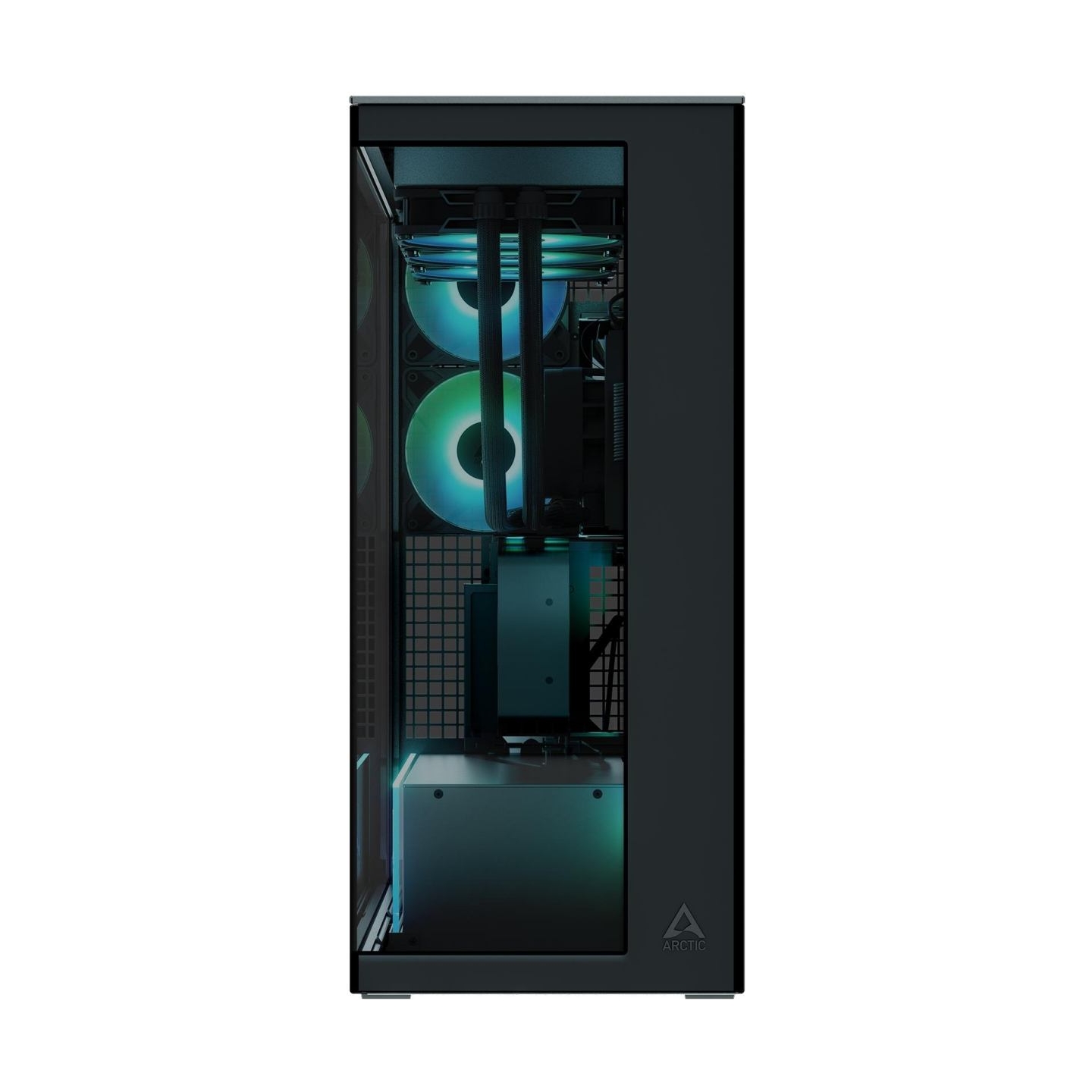 Arctic Case|ARCTIC|Xtender VG (Black)|Case product features Transparent panel|Not included|Colour Black|ACPCC00016A