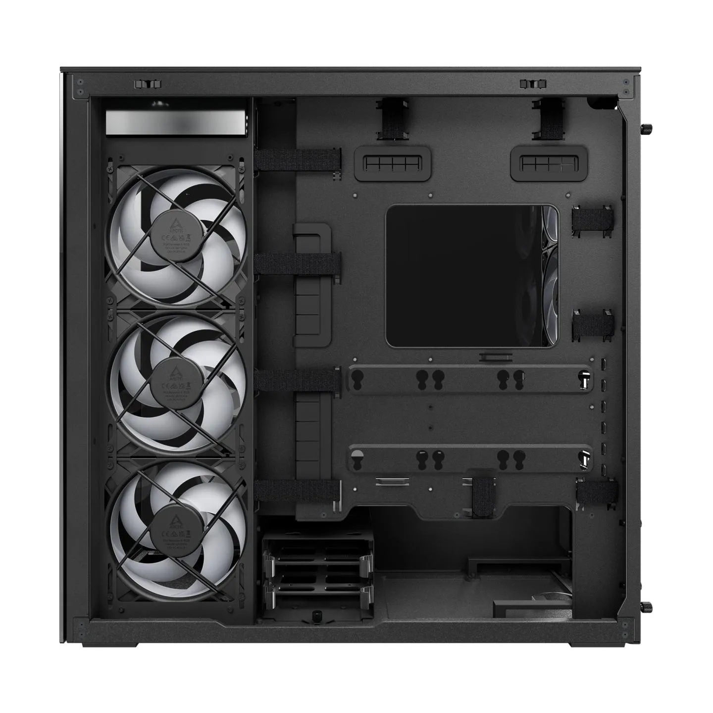Arctic Case|ARCTIC|Xtender VG (Black)|Case product features Transparent panel|Not included|Colour Black|ACPCC00016A