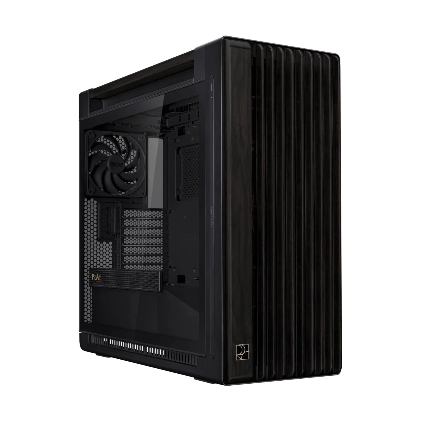 Asus Case|ASUS|ProArt PA602 Wood Edition - Tempered Glass Panel|MidiTower|Case product features Transparent panel|ATX|EATX|Micro