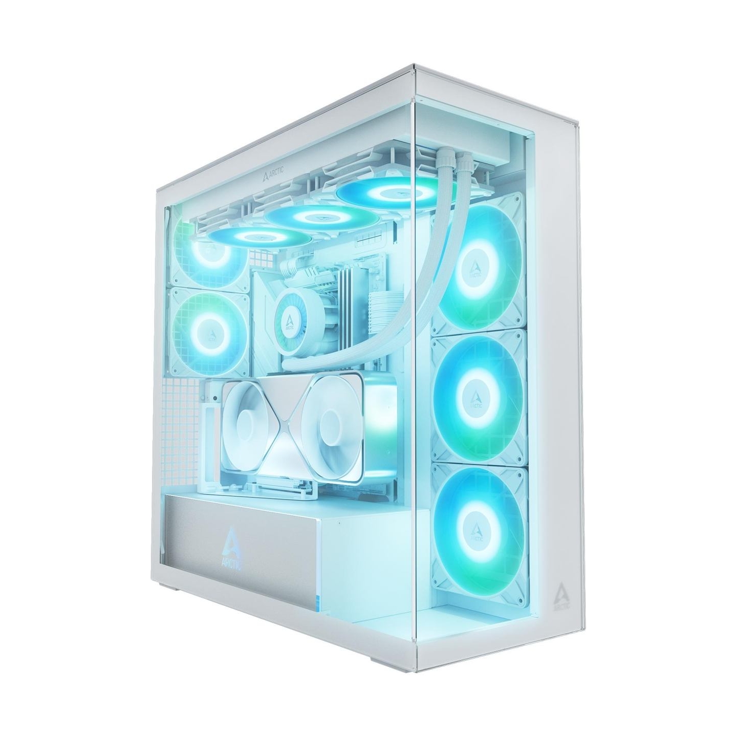 Arctic Case|ARCTIC|Xtender VG (White)|Case product features Transparent panel|Not included|Colour White|ACPCC00017A