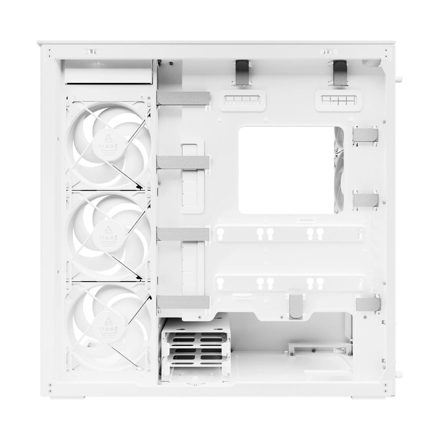 Arctic Case|ARCTIC|Xtender VG (White)|Case product features Transparent panel|Not included|Colour White|ACPCC00017A