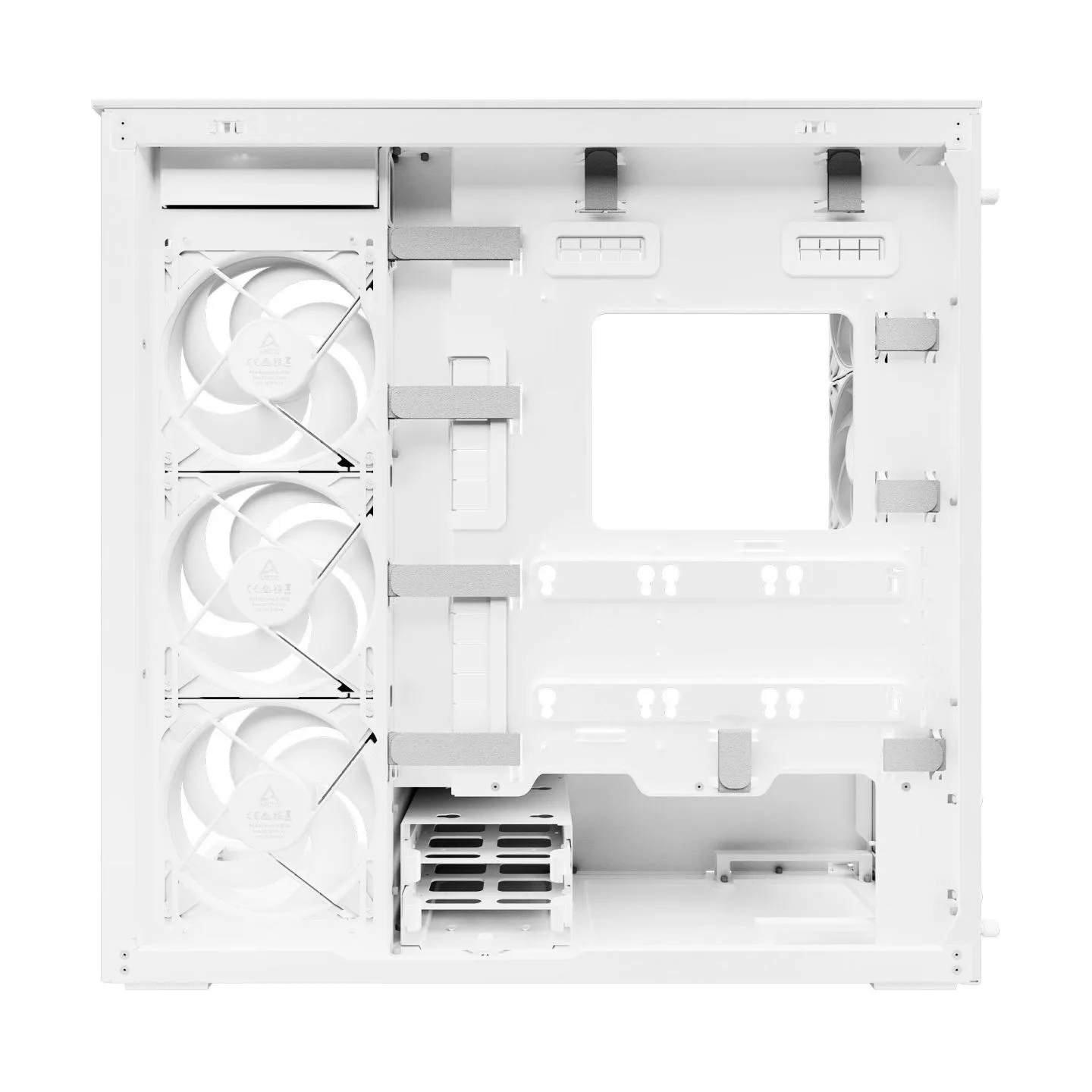 Arctic Case|ARCTIC|Xtender VG (White)|Case product features Transparent panel|Not included|Colour White|ACPCC00017A