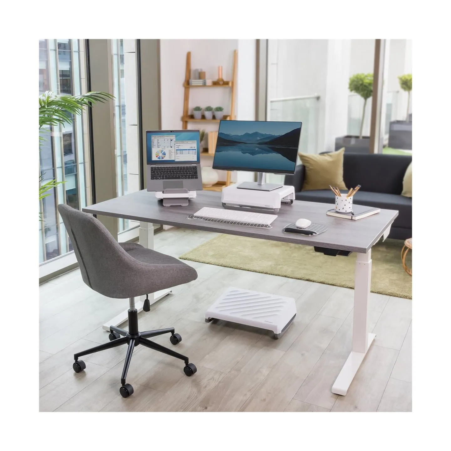 Fellowes | Foot Support Breyta | White