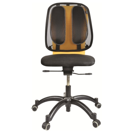 Fellowes | Office Suites mesh back support | Black | Depth 140 mm | Height 512 mm | Mesh textile | Width 439 mm