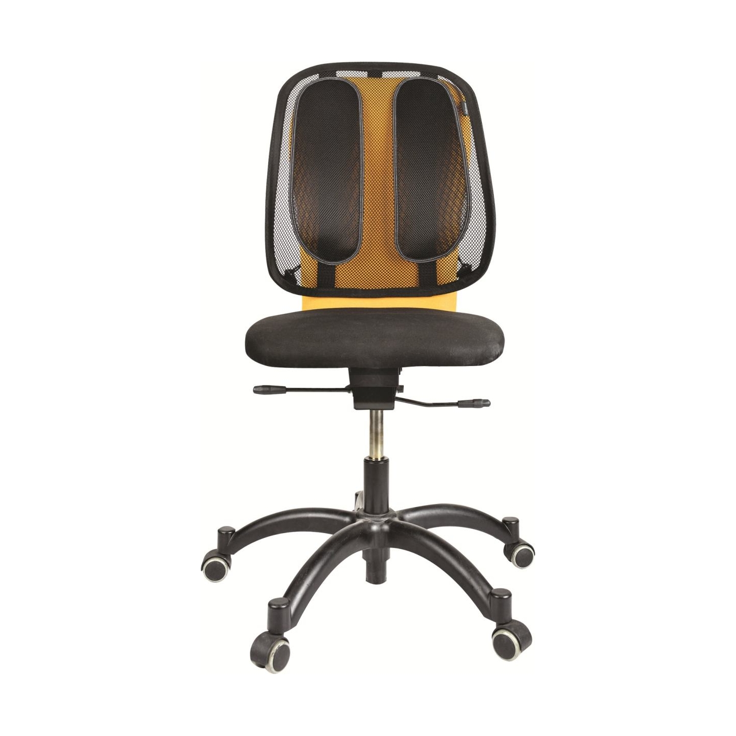 Fellowes | Office Suites mesh back support | Black | Depth 140 mm | Height 512 mm | Mesh textile | Width 439 mm