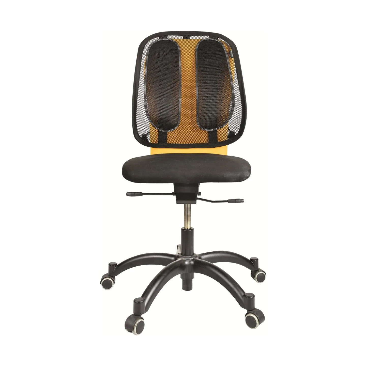 Fellowes | Office Suites mesh back support | Black | Depth 140 mm | Height 512 mm | Mesh textile | Width 439 mm
